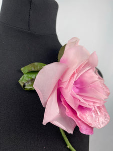 Original 1930s Soft Pink Floral Rose Corsage - Beautiful True Vintage Accessory