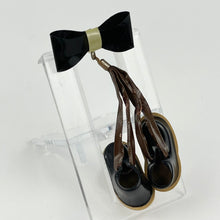 Load image into Gallery viewer, Original 1940s Novelty Brooch With Boots Hanging from a Bow

