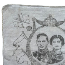 Load image into Gallery viewer, Original 1930&#39;s King George VI&#39;s Souvenir Hankie in Soft Cotton

