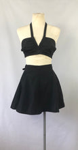 Load image into Gallery viewer, 1940s Deadstock Jantzen Black Two Piece Playsuit - Shorts and Top Set - B34 35
