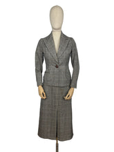 Load image into Gallery viewer, Wounded But Wearable Original 1930&#39;s Blue, Brown and Cream Check Suit - Bust 32 33
