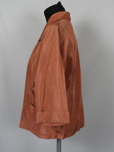 1940s Silk Grosgrain Jacket B38”