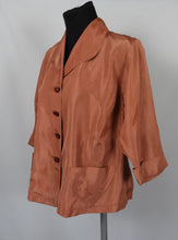 Load image into Gallery viewer, 1940s Silk Grosgrain Jacket B38”

